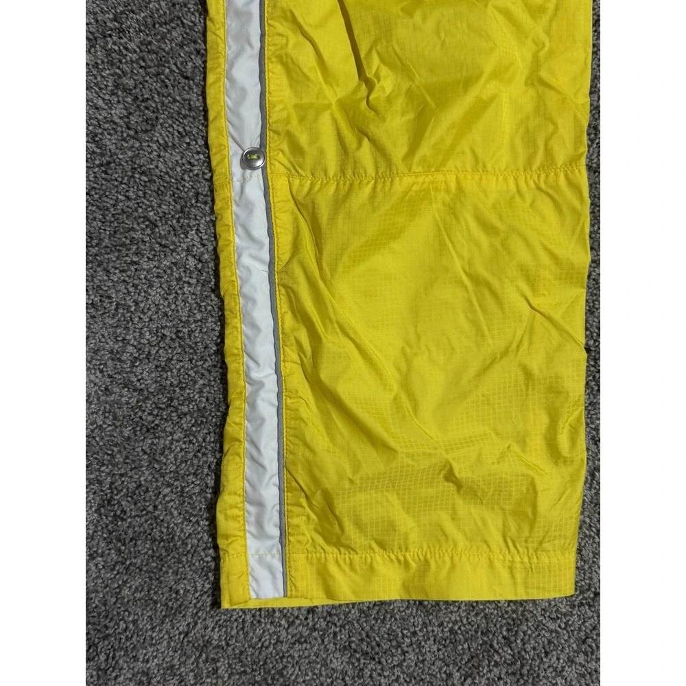 Vtg Nike Yellow Windbreaker Pants Zip Front Women's Size M (8-10) Convertible